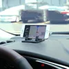 Uniwersalny uchwyt samochodowy silikonowa podstawka na telefon nano pad czarny